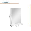 Ver imagem 6 de Conjunto Completo para Banheiro Club Kit 40cm Branco