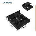 Ver imagem 3 de Conjunto Completo para Banheiro Club Kit 40cm Preto