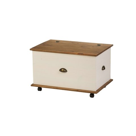 Baú Verao com Tampo Articulável - Branco