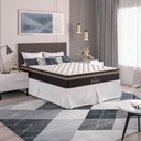 Ver imagem 3 de Colchão Casal e-Shop Casa Molas Ensacadas Pocket Paris - Marrom - 22x138x188cm -