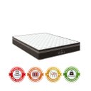 Ver imagem 5 de Colchão Casal e-Shop Casa Molas Ensacadas Pocket Paris - Marrom - 22x138x188cm -