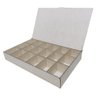 Caixa organizadora com 21 divisórias MDF Especiarias de Gin Bijuterias Parafusos Artesanato - Decori - 1
