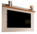 Ver imagem 2 de Painel Suspenso Flutuante Home Tv até 72 Polegadas Prateleira Superior Vivare New 1.80:off White/nat