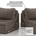 Ver imagem 7 de Sofá Cama Retrátil e Reclinável 3 Lugares Bipartido 246cm Masaya Yescasa