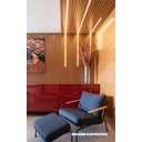 Ver imagem 3 de Painel Ripado de Madeira Maciça com Encaixe Macho e Fêmea Réguas 80x3,5 Cm Neonx M²:eucalipto