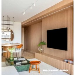 Painel Ripado de Madeira Maciça com Encaixe Macho e Fêmea Réguas 80x3,5 Cm Neonx M²:eucalipto - 9