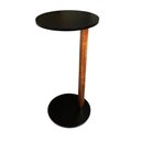 Ver imagem 1 de Mesa De Apoio Monopé Lateral Redonda Para Sofá Ou Cama Preta