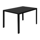 Ver imagem 1 de Mesa Área Externa de Alumínio Leblon Tampo em Polywood Preta G56 - Gran Belo