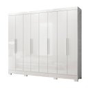 Ver imagem 2 de Guarda Roupa Diplomata 236cm 8 Portas Branco Moval