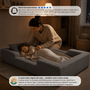 Ver imagem 6 de Cama Montessoriana Infantil Cama Kids Mr Baby + Segurança:Cinza