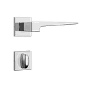 Ver imagem 2 de Fechadura Stam Classic 40 3200 Roseta Quadrada Banheiro - Cromado