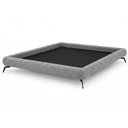 Ver imagem 2 de Cama Japonesa com Cabeceira Almeriaharu Queen Linho Cinza - Sallar Home