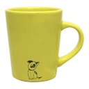 Ver imagem 2 de Caneca Pai de Cachorro Amarela Ceramica 270ml