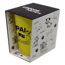 Ver imagem 3 de Caneca Pai de Cachorro Amarela Ceramica 270ml