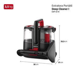 Extratora e Higienizadora Portátil Deep Cleaner I Mondial 1650w Exp-01-r 220v 60hz - 7