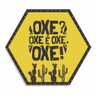 Placa Decorativa Hexagonal Oxe - 25x22 cm - 1