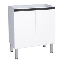 Balcão de Cozinha para Cooktop sem Tampo Coari Branco - 1