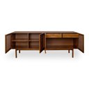 Ver imagem 2 de Balcão Madrid 2,00m 4 Portas 2 Gavetas - 4451 Mmj-td Td-pinhão Velho