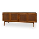 Ver imagem 1 de Balcão Madrid 2,00m 4 Portas 2 Gavetas - 4451 Mmj-td Td-pinhão Velho