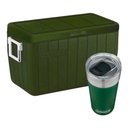 Ver imagem 3 de Kit Camping Coleman - Caixa Térmica 45,4l Adventure All Green e Copo Térmico com Tampa 600ml Verde