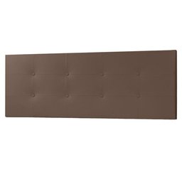 Kit Painel e Calçadeira Baú Queen 1,60m Berlim Corano Marrom - Pallazio - 5