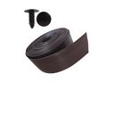 Ver imagem 1 de Protetor Fechamento de Portão Grade Marrom 50 Mts + Grampos de Fixação