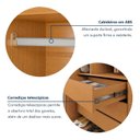 Ver imagem 5 de Guarda Roupa Solteiro 4 Portas 3 Gavetas 164cm 100% MDF Imperiale Premium