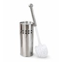 Ver imagem 1 de Escova Sanitária Inox com Suporte - Escova Vaso Sanitário Banheiro Limpeza Vaso