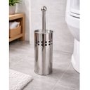 Ver imagem 3 de Escova Sanitária Inox com Suporte - Escova Vaso Sanitário Banheiro Limpeza Vaso