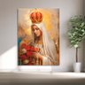 Quadro Decorativo Religioso Nossa Senhora de Fatima - 150x100 Cm - 4