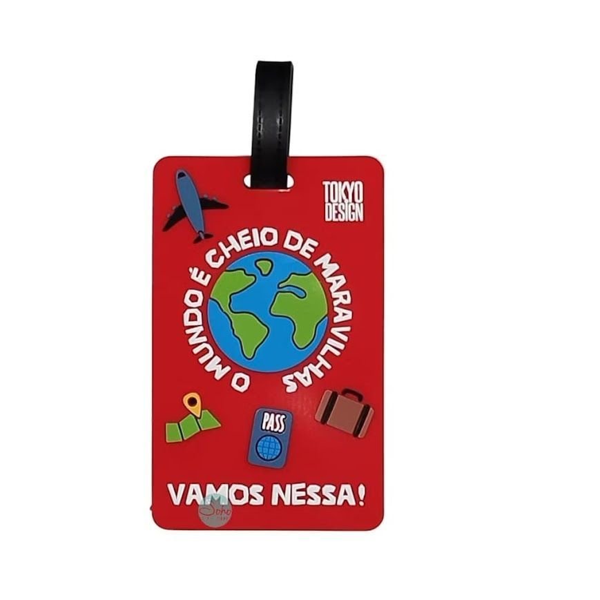 Ver imagem 6 de Kit 6 Tag Identificador Mala Viagem Etiqueta Bagagem Mochila