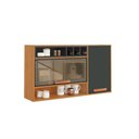 Ver imagem 1 de Armário Aéreo de Cozinha Itatiaia Nápoles 120cm 2 Porta com Vidro e Nincho