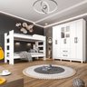 Quarto Completo com Guarda Roupa 6 Portas e 2 Gavetas e Beliche Sallêto Móveis - 1
