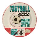 Ver imagem 1 de Conjunto com 6 Pratos Raso Football Futebol C Ø29cm Alleanza Cerâmica Revendedor Autorizado. Produto