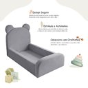 Ver imagem 3 de Cama Montessoriana Juvenil Segura e Confortável Soft Cinza