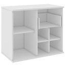 Ver imagem 5 de Armário Balcão Gabinete para Banheiro 70cm com 01 Gaveta 01 Porta Bia B06 Branco - Lyam Decor