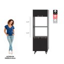 Ver imagem 2 de Torre Quente 70cm 3 Portas 2 Nichos para Forno Emília Thela