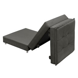 Puff Organizador Dobrável que Vira Colchão Cama Solteiro para Visitas Descanso - 5