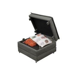 Puff Organizador Dobrável que Vira Colchão Cama Solteiro para Visitas Descanso - 7