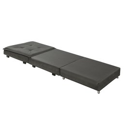 Puff Organizador Dobrável que Vira Colchão Cama Solteiro para Visitas Descanso - 6