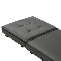 Puff Organizador Dobrável que Vira Colchão Cama Solteiro para Visitas Descanso - 8
