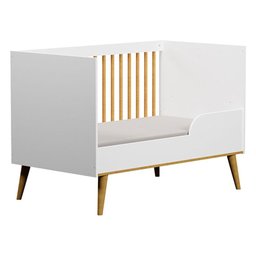 Berço Americano Retrô Ligia Branco Acetinado Bétula – Carolina Móveis - 2