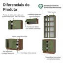 Ver imagem 4 de Armário de Cozinha Completa 270 cm Rustic/Verde Vik Madesa 06