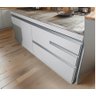Gabinete para Pia de Cozinha de 150cm com 2 Gavetas e 1 Gavetão Branco Fosco Mdf15mm - 2