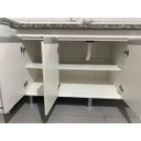 Ver imagem 5 de Gabinete para Pia de Cozinha de 150cm com 2 Gavetas e 1 Gavetão Branco Fosco Mdf15mm