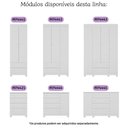 Ver imagem 6 de Cômoda Infantil 125cm 2 Portas e 4 Gavetas Allegra Multimóveis Mp4445 Branco