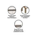 Ver imagem 3 de Balcão De Cozinha C/Tampo 70cm 2 Portas Diana Avelã