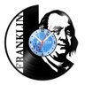 Relógio De Parede Disco Vinil Celebridades - Benjamin Franklin - VCE-024 - 1