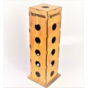 Ver imagem 1 de Porta Cápsulas Torre Nespresso Madeirado Adesivado 21 Cáps Make Laser