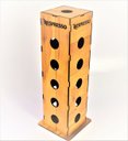 Ver imagem 1 de Porta Cápsulas Torre Nespresso Madeirado Adesivado 21 Cáps Make Laser
